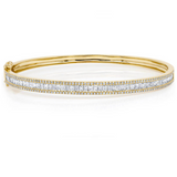 Castlefield diamond bangle Thin