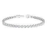 Diamond Victoria Bezel Tennis Bracelet