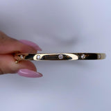 Inlay Diamond Bangle