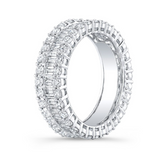 Baguette and Round Diamond Band
