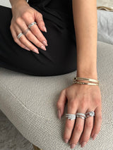 Diamond Border Bangle