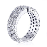 Diamond Three Row Men's Band