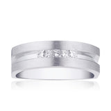 Fancy Diamond Wedding Band
