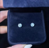 1.45 Carat Diamond Solitaire Earrings
