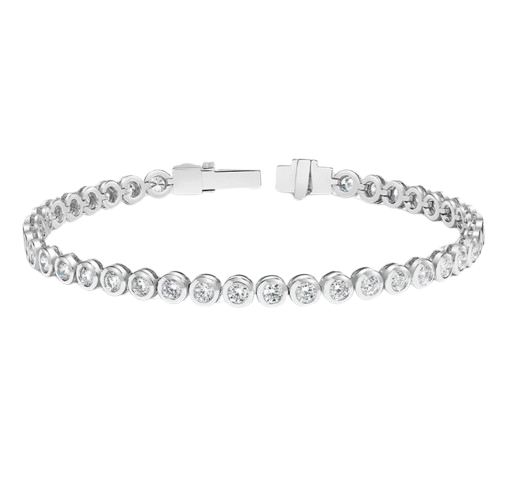 Diamond Victoria Bezel Tennis Bracelet