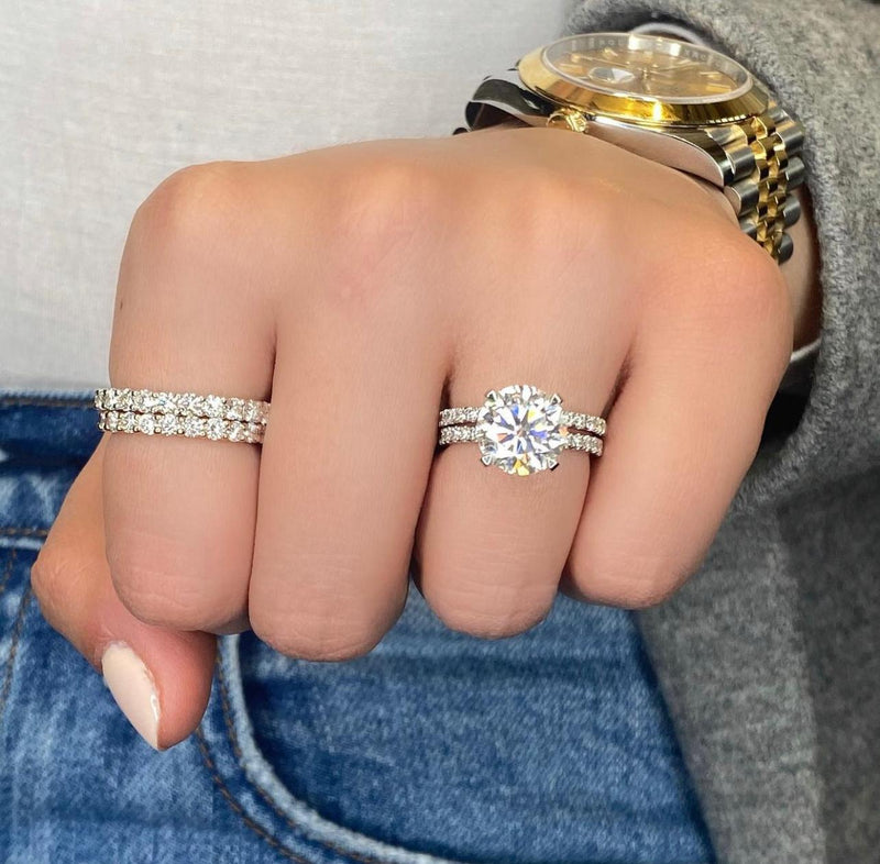 How To Perfectly Pair Your Oval Engagement Ring With A Wedding Band | VRAI  Created Diamonds