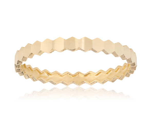 Fluted Stackable Ring