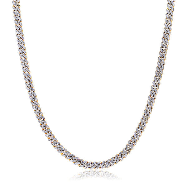 Diamond Alexandra Cuban Necklace
