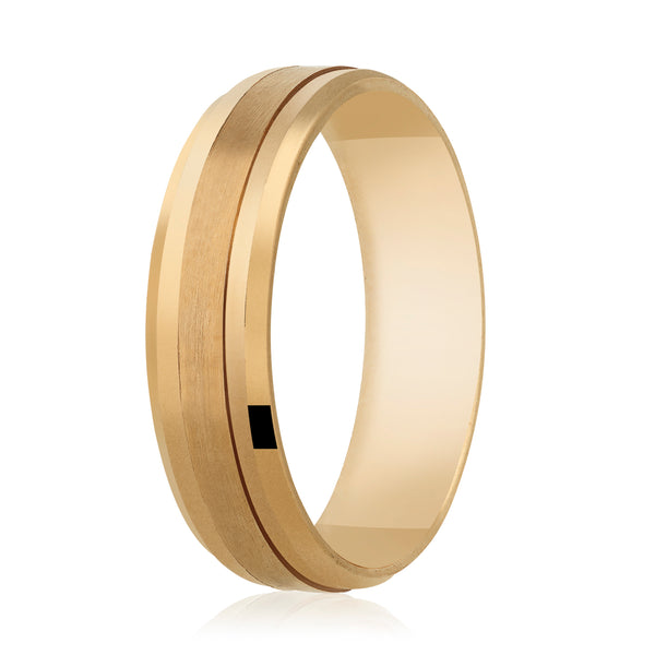 Fancy Gold Band for Men's